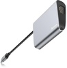 Baseus Adapter Enjoyment USB-C to RJ45+USB3.0 HUB Gray (CATSX-B0G)