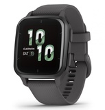 Garmin Venu Sq 2 Slate Aluminum Bezel with Shadow Gray Case and Silicone Band (010-02701-00/10)
