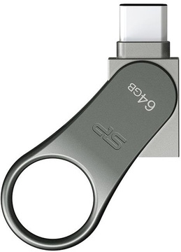 Silicon Power 64 GB Mobile C80 Silver SP064GBUC3C80V1S
