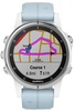 Garmin fenix 5S Plus Glass,Wht w/Sea Foam Bnd (010-01987-23)
