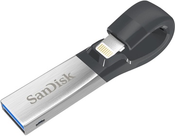 SanDisk 128 GB iXpand USB 3.0/Lightning (SDIX30C-128G-GN6NE)