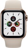 Apple Watch Series 5 GPS + Cellular 40mm Gold Stainless Steel Case with Stone Sport Band (MWWU2, MWX62)