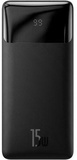 Baseus Bipow Digital Display 15W 20000mAh Black (PPDML-J01)
