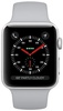 Apple Watch Series 3 GPS + Cellular 42mm Silver Aluminum Case w. Fog Sport B. (MQKM2)