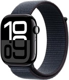 Apple Watch Series 10 GPS 42mm Jet Black Aluminum Case With Ink Sport Loop (MWWG3)