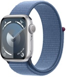 Apple Watch Series 9 GPS 41mm Silver Aluminum Case with Winter Blue Sport Loop (MR923)