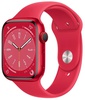 Apple Watch Series 8 GPS + Cellular 45mm PRODUCT RED Aluminum Case with PRODUCT RED Sport Band (MNKA3)