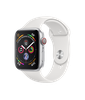 Apple Watch Series 4 GPS + Cellular 44mm Silver Aluminum Case with White Sport Band (MTUU2, MTVR2)