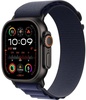 Apple Watch Ultra 2 GPS + Cellular 49mm Black Titan. Case w. Navy Alpine Loop - Small (MYTF3+MYPW3)