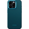 Pitaka MagEZ Case Pro 4 Twill 1500D Black/Blue for iPhone 15 Pro Max (KI1508PMPA)