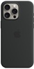Apple iPhone 15 Pro Max Silicone Case with MagSafe Black (MT1M3)