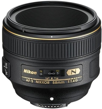 Nikon AF-S Nikkor 58mm f/1.4G (UA)