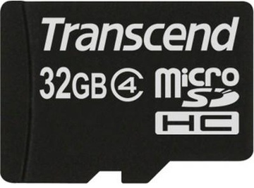 Transcend 32 GB microSDHC class 4 TS32GUSDC4