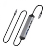 Wiwu Alpha 521H (USB3.0*2+HDMI*1+SD*1+TF*1) Gray