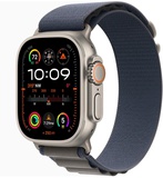 Apple Watch Ultra 2 GPS + Cellular 49mm Titanium Case with Blue Alpine Loop - Medium (MREP3)