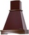 Pyramida R 90 burgundy-nut/U