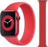 Apple Silicone Solo Loop for Apple Watch 42mm/44mm/45mm/46mm/49mm Red Size M (high copy)