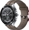 Xiaomi Watch 2 Pro Bluetooth Silver Case with Brown Leather Strap (BHR7216GL)