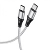 Hoco X50 Exquisito Type-C to Type-C 100W (2m) Gray