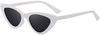 Winla Fashion Design Cat Eye Sunglasses Women White/Grey (model WL1127)