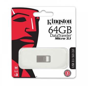 Kingston 64 GB DataTraveler Micro 3.1 DTMC3/64GB