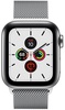 Apple Watch Series 5 GPS + Cellular 40mm Stainless Steel Case with Milanese Loop (MWWT2)