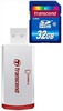 Transcend 32 GB SDHC Class 6 + P2 Card Reader TS32GSDHC6-P2