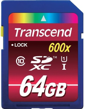 Transcend 64 GB SDXC UHS-1 Ultimate TS64GSDXC10U1