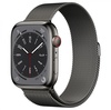 Apple Watch Series 8 GPS + Cellular 45mm Graphite Stainless Steel Case with Milanese Loop Graphite (MNKW3/MNKX3)