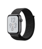 Apple Watch Nike+ Series 4 GPS 44mm Space Gray Aluminum Case with Black Nike Sport Loop (MU7J2)