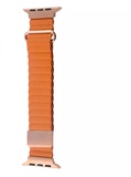 Apple Watch 38mm/40mm/41mm/42mm Colour Leather Orange (high copy)