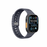 AmazingThing SilqLock Band for Apple Watch 42/44/45/46/49 mm Iron Grey/Black