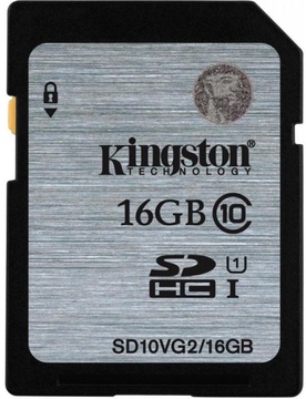 Kingston 16 GB SDHC Class 10 UHS-I SD10VG2/16GB