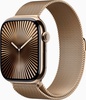 Apple Watch Series 10 GPS + Cellular 46mm Gold Titanium Case With Gold Milanese Loop - M/L (MX003)