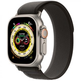 Apple Watch Ultra GPS + Cellular 49mm Titanium Case with Black/Gray Trail Loop - M/L (MQF53/MQFX3)