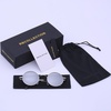 R. Bcollection Stimpank Round Sunglasses Woman (Silver Frame, Silver Mirror Lenseses)