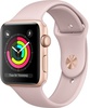 Apple Watch Series 3 GPS 42mm Gold Aluminum w. Pink Sand Sport B. - Gold (MQL22)