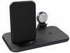 Zens Stand + Watch 4 in 1 Aluminium Wireless Charger Black with 45W USB-C PD Wall Charger (ZEDC15B/00)