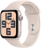 Apple Watch SE 2 GPS 44mm Starlight Aluminium Case with Starlight Sport Band S/M (MRE43)