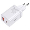 Baseus Super Si Pro Quick Charger Type-C+USB 30W White (CCSUPP-E02)