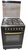 FRESH Forno 55x55 (F55G5) brown st.st. top