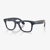 Ray-Ban Meta Wayfarer Gen2 Large Shiny Cosmic Blue Frame/Clear to Sapphire Transit.Lens RW4012 6628MF 53-22