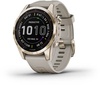 Garmin Fenix 7S Sapphire Solar C. Gold Titanium w. Light Sand Band (010-02539-20/21)