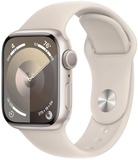 Apple Watch Series 9 GPS 41mm Starlight Aluminum Case With Starlight Sport Band - S/M (MR8T3)