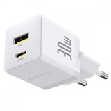 Baseus Palm Fast Charger Type-C+USB 30W White
