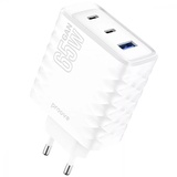 Proove Speed Surge Gan 65W (USB + 2x Type-C) White