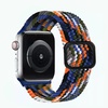 Apple Braided Solo Loop for Watch 38mm/40mm/41mm/42mm Black Rainbow Size L (high copy)