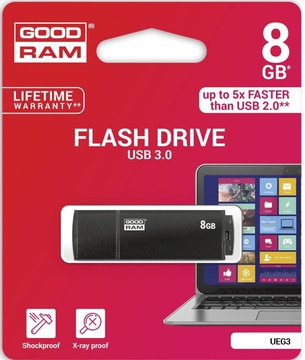 GOODRAM 8 GB Edge Black (UEG3-0080K0R11)