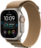 Apple Watch Ultra 4 Natural Titanium Case with Desert Alpine Loop - Medium (MJAF4)