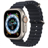 Apple Watch Ultra GPS + Cellular 49mm Titanium Case with Midnight Ocean Band (MQET3/MQFK3)